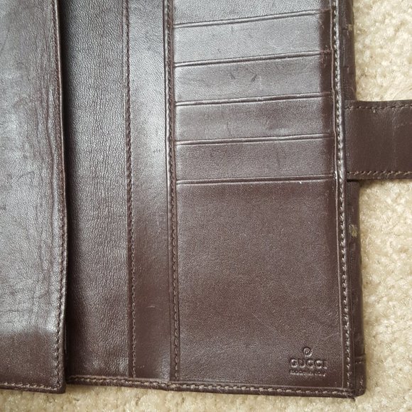 Vintage Gucci  Wallet Heart Crest shima line - Picture 13 of 16